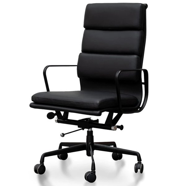 Ashton High Back Office Chair - Full Black