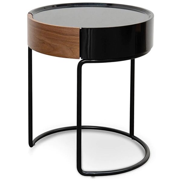 Marcos Scandinavian Round Side Table