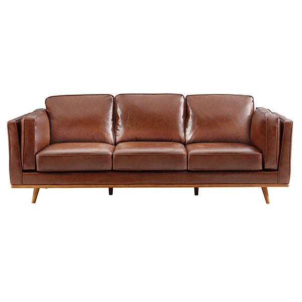 Brooklyn Faux Leather 3 Seater Sofa