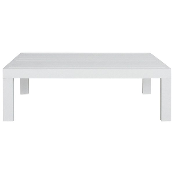 Bilby Aluminium Outdoor Coffee Table White
