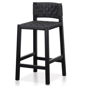 black rattan bar stools