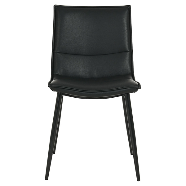 Lusers Faux Leather Dining Chair - Black