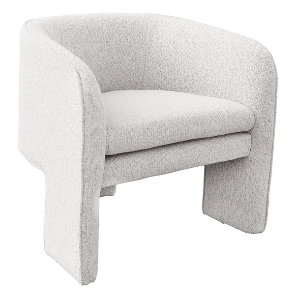 Mosh Boucle Accent Chair in Natural