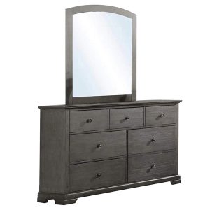 Aiken 6 Drawer Dresser with Mirror 2