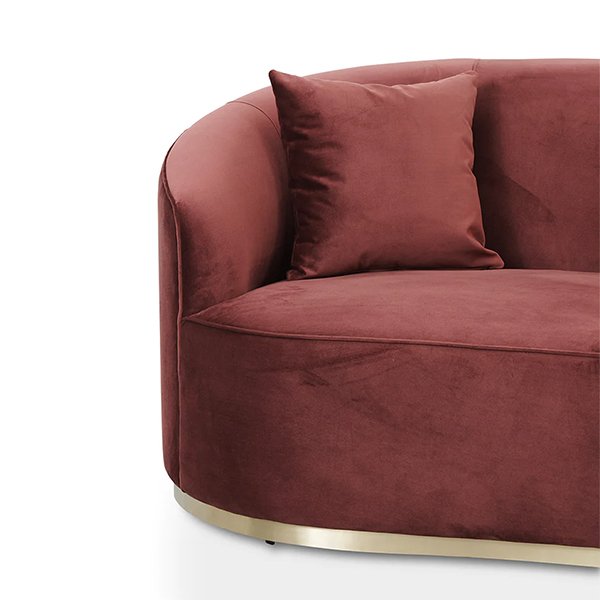 Sosa 3 Seater Sofa - Elegant Plum 4