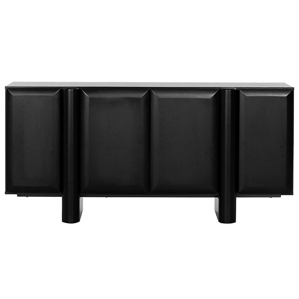 Ariyah 1.6m Sideboard Unit - Full Black (4)