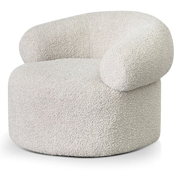 Caradoc Fabric Armchair - Maya Cream Boucle (5)