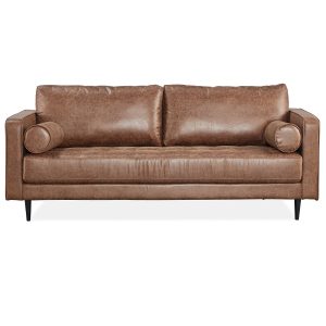 Highland 3-Seater Fabric Sofa - Saddle 1