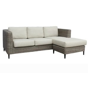 Portia Outdoor 3-Seater Lounge with Reversible Chaise 2