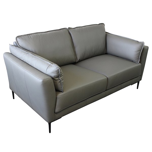 Sapori 2 Seater Leather Sofa - Anthracite 2