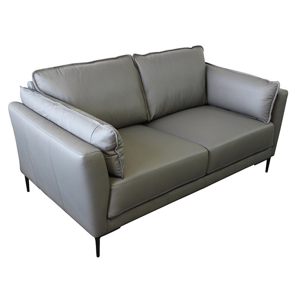 Sapori 5 Seater Leather Sofa Set - Anthracite 3